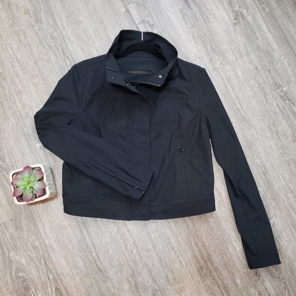 lululemon athletica Jackets & Blazers - Lululemon Seize The Day Jacket Cropped Black 8